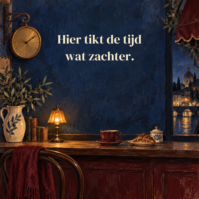 Hier tikt de tijd wat zachter.